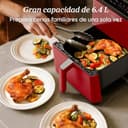 Cosori Dual Blaze Air Fryer WiFi 6,4L, Freidora de Aire sin Aceite 11 en 1, Temperatura y Tiempo Ajustables, 90+ Recetas en la App Creadas por Chef en Español, Apto para Lavavajillas, Roja - 6