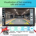 Radio estéreo para Coche 2 DIN con Bluetooth, CarPlay inalámbrico y Android Auto, Pantalla táctil HD de 7 Pulgadas, Radio FM RDS, Tipo C, Carga rápida, micrófono y cámara de visión Trasera - 3