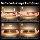 TOCOL für iPhone 17 Pro für Panzerglas 6,3 Zoll, Full Screen Automatische Installation 9H Folie Stoßfest Kratzfest Anti-Fingerabdruck Anti-Bläschen, Kompatibel mit Hülle, 2 Stück - 8