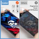 ivoler 2 Piezas Protector de Pantalla Compatible con PlayStation Portal Remote Player, Cristal Vidrio Templado Premium, Dureza 9H, Antihuellas, HD Transparente, Sin Burbujas - 7