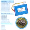 KUNLUN 18.5V 3500mAh Ersatzakku Li-ion für Husqvarna Automower 310,315,584 85 28-02, für Gardena Sileno R100Li,R130Li,R160Li, Mähroboter Akku für 5848228-01,5848228-02,5848528-01,5895862-01 - 2
