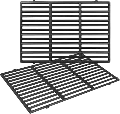 GLARETEX 66095 Cast Iron Cooking Grates, Grill Grates Replacement Parts for Weber Genesis II and II LX 300 Series, Genesis ii E-310 ii E-315 ii E-330 ii E-335 ii S-310 ii S-335 ii SE-335 ii SE-310