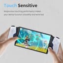 HidWee Protector Pantalla Compatible con Sony PS5 PlayStation Portal Cristal Templado, 3 Piezas HD Protector de Pantalla, Sin Burbujas, Anti-Arañazos, Antihuellas, 9H Dureza Vidrio Templado - 4