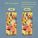 QZJinch 3+3 Piezas,Protector Pantalla para Asus Rog Phone 8 Pro,Cristal templado Antiarañazos，Bordes curvos 2.5D，Dureza 9H,Ultra Transparente,Anticaída,Antihuellas,Sin Burbujas - 5