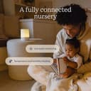 Nanit Sound and Light Smart Baby Night Light and Sound Machine | Audio Monitor | Cry Detection Alert Feature | OK to Wake Alarm Clock for Kids | Temp & Humidity Tracking | Rechargeable Battery | WiFi - 6