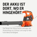 Husqvarna 120iBV Akku-Laubbläser - kabellos 36V, inkl. Akku und Ladegerät, 10 N Blaskraft, verstellbare Rohrlänge, bürstenlos, leise und leicht, für die Gartenpflege - 4