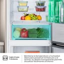 Hisense MC60300E - Frigorífico Combi, Eficiente Clase E, Capacidad 304 L con 186 cm Alto, Cajón Verduras, 4 Estrellas Congelador, Puerta Reversible, Silencioso 39dB, Color Blanco - 12