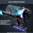 Rowenta X-Force 12.60 Aqua, Aspirapolvere senza fili, Aspira e Lava in una sola Passata, 45 min di Autonomia, Tecnologia Flex, Display di Controllo Digitale, Ultraleggero, Blu, RH98C8 - 2