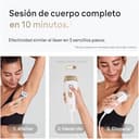 Braun Luz Pulsada Silk-expert Pro 5, Alternativa a Depiladora Laser, Eliminación Del Vello En Casa, Depiladora IPL Con Funda, Maquinilla Venus, 4 Cabezales Para Cara y Cuerpo, Blanca/Dorada, PL5358 - 4