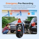 70mai Dash Cam 4K Omni, Front Rear 4K+1080P HDR Dash Cams for Cars with STARVIS 2 IMX678, Night Vision, Parking Mode, Voice Control, 4G LTE, Motion Detection, 5GHz WiFi 6, APP Control, 128GB SD Card - 8