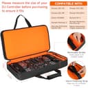 DJ Controller Tasche kompatibel mit Pioneer DDJ-FLX4/DDJ-REV1/DDJ-400/DDJ-SB3/DDJ-RB,Gepolsterte Aufbewahrungstasche für DJ-Controller,passend für Numark Mixtrack Pro FX/Platinum FX/Roland DJ-202 - 2