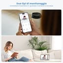 ieGeek 2k Baby Monitor Video e Audio con 5" LCD, Telecamera Bambini con Monitor Supporto Controllo Tramite APP Mobile & Monitor, 3000 mAh Batteria Ricaricabile, 3 Tipi di Rilevamento Intelligente - 4
