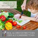 CreaDesign, Frühstücksbrettchen mit Foto selbst gestalten , Schneidebrett aus Kunststoff mit eigenem Motiv personalisieren, Antirutsch-Noppen, 20 x 25 cm - 4