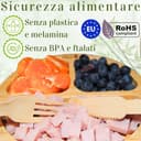 Senza sapore legnoso. 300 Posate XL in bambù ecologico. Coltello+Forchetta+Cucchiaio. Picnic, barbecue, festa, compleanno @Claudi Home - 7