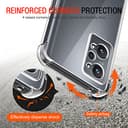 iVoler Klar Hülle für Realme GT Neo 3T / Realme GT Neo 2 / Realme GT 2 mit 3 Stück Panzer Schutz Glas, Dünne Weiche TPU Silikon Transparent Stoßfest Schutzhülle Durchsichtige Kratzfest Handyhülle Case - 2