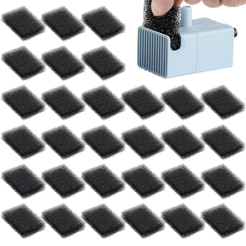 ktxaby 30 Stück Haustierbrunnenfilter Ersatz für PETKIT Eversweet 3 Pro Solo 2 Solo SE, Schaumstofffilter kompatibel Katzen Trinkbrunnen Wasserfilter Zubehör