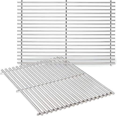 Nordic Bbq Store Griglie in acciaio inox per Napoleon Prestige 500 & Prestige PRO 500 (RSIB, Phantom, da incasso, collegato) – SS 304 griglie di ricambio, 2 pezzi, 45 x 33,65 cm ciascuna