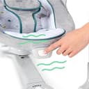 Ingenuity ConvertMe 2-in-1 Altalena compatta portatile automatica e seggiolino per neonati, vibrazioni a batteria, suoni della natura, 0-9 mesi (Nash) - 6