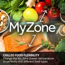 Haier 3D 60 Series 5 Freestanding Fridge Freezer, 3 Doors, Total No Frost, E Class, 360L Total Capacity, Easy Access Freezer Drawers, hOn App, AI & Wi-Fi Connected, Silver, 60x67x185 cm - HTW5618ENMG - 9