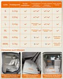 Feandrea Hundebox faltbar, Transportbox Hund, XL, Hundetasche, Oxford-Gewebe, Netzstoff, atmungsaktiv tragbar transportabel, Metallrahmen, mit Griffen, Taschen, 81 x 58 x 58 cm, grau PDC008G01 - 4