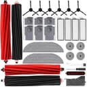 32 Stück Zubehör für Roborock S8 MaxV Ultra & S8 Max Ultra Saugroboter | 4 Hauptbürste, 6 Staubbeutel, 4 Filter, 4 Wischtücher, 4 Seitenwischer, 6 Seitenbürsten & Reinigungsbürste - 1