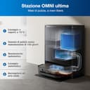 ECOVACS DEEBOT X5 OMNI Robot Aspirapolvere Lavapavimenti con Stazione All-in-One, 12800Pa, Anti-grovigli, TruEdge Taglio Adattivo Bordi, Lavaggio Mocio ad Acqua Calda a 70°C, Sollevamento Mop 15mm - 5
