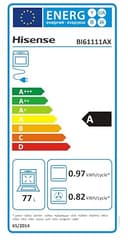 Hisense BI61111AX Forno da Incasso Multifunzione 77 L, Termoventilato, 12 Funzioni di Cottura, Steam Clean, Pizza 300°C, AirFry, Preriscaldamento Rapido, Classe A, Inox - 8