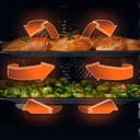 Hisense BI62216AX - Forno da Incasso Multifunzione 77 L, Termoventilato, 11 Funzioni di Cottura, Pizza 300°C, Preriscaldamento Rapido, Pulizia Steam Clean, Guide Telescopiche, Display LED Touch – Inox - 6