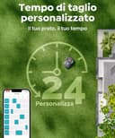 YARDCARE M800Plus Robot Tagliaerba senza filo Perimetrale, GPS, fino a 800 m²,Visione AI, Taglio a U,Riconoscimento Intelligente Ostacoli,Controllo APP（Nero e rosso） - 5