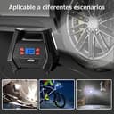 Oasser Inflador Ruedas Coche DC 12V y AC 220V Compresor Aire portatil con Pantalla LCD Luz LED Cable de 3M 150PSI para Coches, Motos y Bicicletas - 7