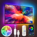 FUPT Led Strip Lights,2M RGB Lights for TV Led Backlight with App Control,Music Sync,LEDs Lights for Bedroom,Party,TV,Gaming Room for Christmas Halloween Decorations - 1