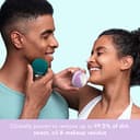 FOREO Luna 4 go Facial Cleansing Brush & Firming Face Massager - Premium Face Brush - Enhances Absorption of Skin Care Products - Simple Face Care Travel Accessories - All Skin Types - Lavender - 3