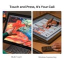 HUION KAMVAS Pro 27 4K UHD Tavoletta da disegno con schermo, penna PenTech 4.0 senza batteria con tablet grafico antiriflesso di seconda generazione, schermo multi-touch 98% Adobe RGB per artisti - 7