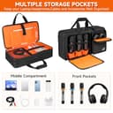 DJ Controller Tasche kompatibel mit Pioneer DDJ-FLX4/DDJ-REV1/DDJ-400/DDJ-SB3/DDJ-RB,Gepolsterte Aufbewahrungstasche für DJ-Controller,passend für Numark Mixtrack Pro FX/Platinum FX/Roland DJ-202 - 3