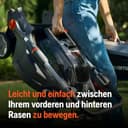 Tagliaerba a batteria Husqvarna Aspire LC34-P4A con batteria 4 ah POWER FOR ALL e caricatore inclusi, maneggevole, compatta e potente - 4