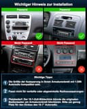 Timzeit Autoradio mit Bildschirm Single DIN Auto Radio mit Navi Bluetooth Wireless CarPlay Android Auto DAB Plus Rückfahrkamera, 1DIN mit 10.1 Zoll drehbar Touchscreen Monitor, 2+64G Android 14 - 7
