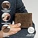 Berliner Bags Men's Leather Wallet with RFID Protection with Coin Compartment, espresso, Vintage - 5