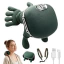 4D NackenmassagegeräT Kabellos, Elektrisches Shiatsu Massagegerät mit Wärme, 3 Massagegrade & 2 Temperaturstufen, Lindert Muskelverspannungen und Ermüdung, für Zuhause, BüRo, Reisen - 1