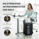 Fellowes Aktenvernichter Autofeed, 100 Blatt Minicut (P4), Papierschredder Hybrid mit automatischem und manuellem Einzug für Büro, AutoMax 100M Schredder, sehr leiser Aktenvernichter, 23L Papierkorb - 9