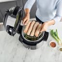 Ninja Foodi MAX Olla eléctrica multifunción con SmartLid, 7,5 l, 14 funciones de cocción en 1, Olla a presión, Freír con aire, Cocción lenta, Parrilla y más, sensor digital, acero inoxidable, OL750EU - 8