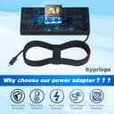 Byprlvps 130W USB C Laptop Charger Compatible with Dell XPS 15 9500 9510 9520 9530 9575 2in1 17 9700 9710 9720 9730 Precision 5550 5560 5530 5570 5470 5480 5760 Latitude 5431 5531 Computer Power Cord - 6