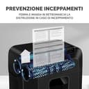Fellowes Distruggi documenti AutoMax 90M a miniframmento, 90 fogli in modalità automatica, 9 fogli manuale, per casa e piccolo ufficio, cestino da 17 litri, modalità riposo, sicurezza P4, nero - 4