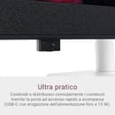 Dell 32 Plus Monitor - S3225QC, 4K UHD (3840x2160), 120Hz, QD OLED, 0.03ms, AMD FreeSync Premium Pro, HDR True Black 400, Dolby Vision, Altoparlanti integrati, 3 USB-C, HDMI, 3 Anni di Garanzia - 12