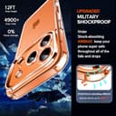 ivoler Anti-Amarillo Clara Funda para iPhone 17 Pro con 2 Piezas Cristal Templado, [Protección Militar] Carcasa Protectora Antigolpes Transparente Anti-Choques Bumper Case - 5