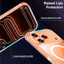 Yohii 3 in 1 Magnetica Cover per iPhone 17 Pro con 2 Pezzi Vetro Temperato [Protezione Fotocamera] Compatibile con Mag-Safe, Custodia Antiurto di Livello Militare, Trasparente - 6