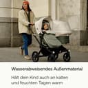 Bugaboo Ganzjahres Fußsack, unverzichtbares Kinderwagen-Zubehör für Jede Jahreszeit, wasserdichter und atmungsaktiver Fußwärmer, Pine Green - 3