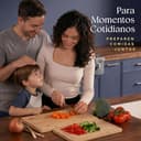 Deer & Oak Tabla de cortar de bambú de ciervo y roble (XL + XXL) - 4