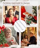 ZOERAY Cadena Plata Mujer Collar Plata de Ley 925 Sin Colgante 1,5/2/3mm Ancho Gargantilla Plata Largos Collares de Cuerda Joyería Regalos Originales Navidad Cumpleaños para Mujer 40/45/50/55CM - 7