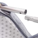 Willonin Culla Co-sleeping con materasso e zanzariera 2 in 1 Lettino Co-sleeping per neonati da 1 a 36 mesi (96 * 57 * 77cm) - 6