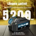 GEVEELIFE Soffiatore a batteria per foglie 18V, 257 km/h Soffiatore elettrico per foglie con 3 velocità e 2 batterie da 5,2Ah – Soffiatore per foglie senza fili per giardino, foglie, polvere e neve - 3
